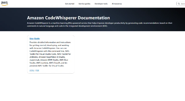 Amazon CodeWhisperer Documentation