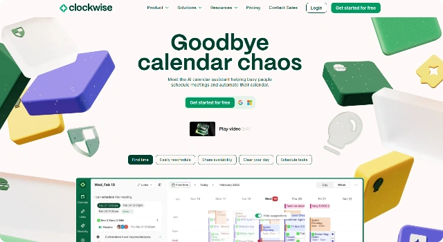 Clockwise screenshot