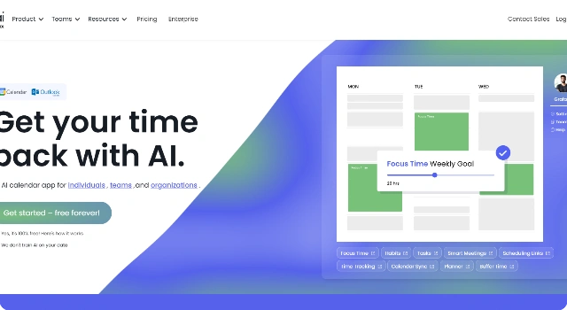 Reclaim AI screenshot